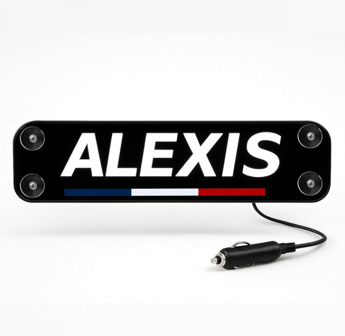 Plaque personnalisée camion Édition black friday