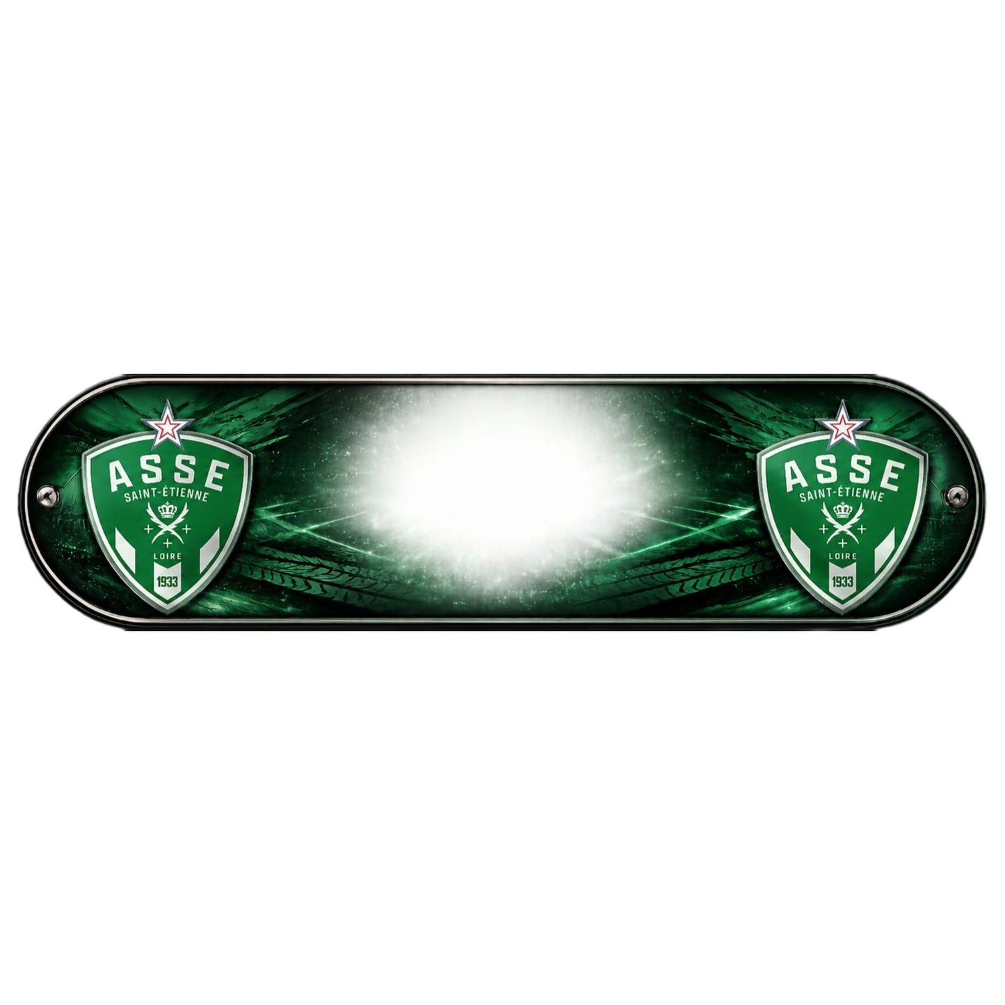 Plaque LED camion ASSE – enseigne lumineuse supporter stéphanois