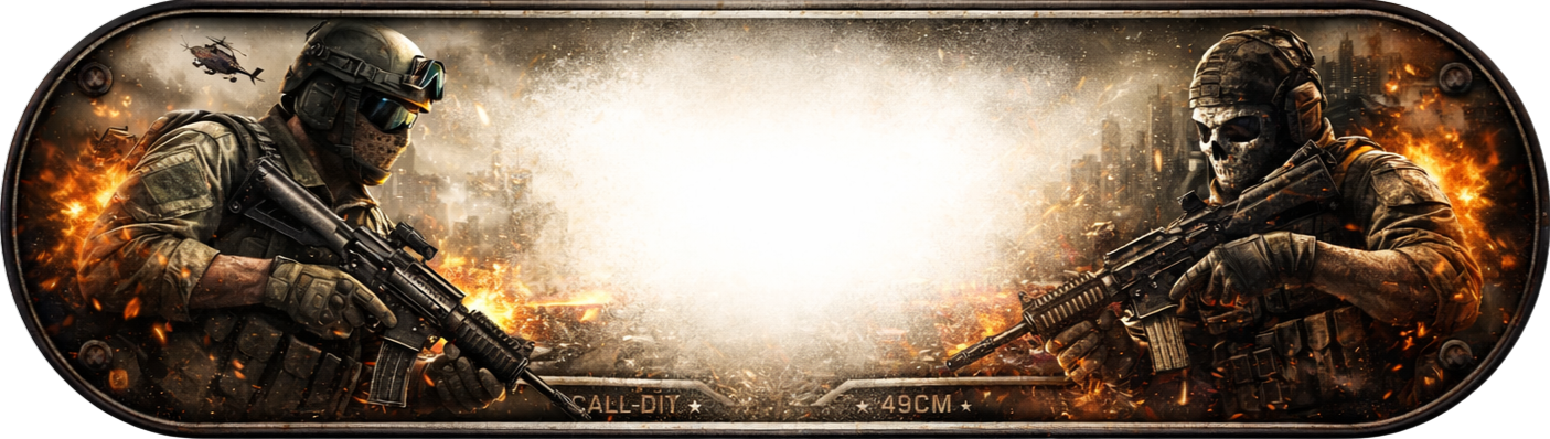 Plaque LED Camion Call of Duty – Enseigne Lumineuse Gaming Chauffeur Routier