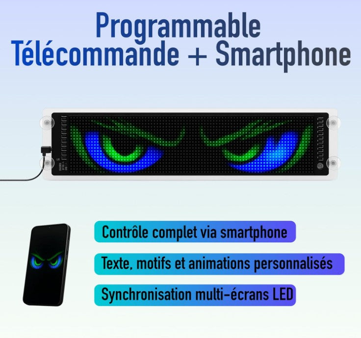 Panneau LED Programmable et Personnalisable pour Camion