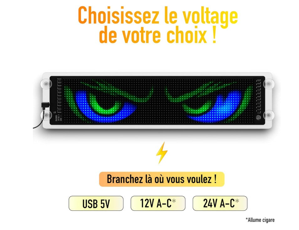 Panneau LED Programmable et Personnalisable pour Camion