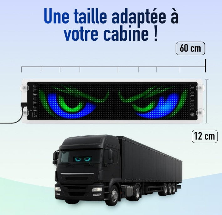 Panneau LED Programmable et Personnalisable pour Camion
