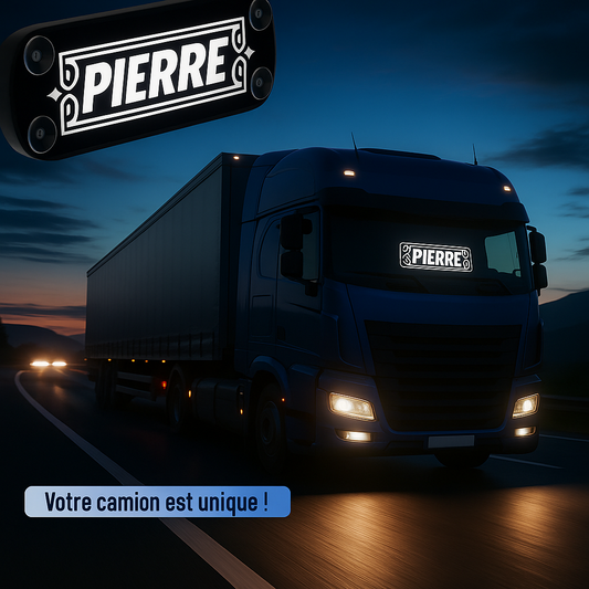 Plaque lumineuse personnalisée Série Mercredi