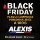 Plaque personnalisée camion Édition black friday