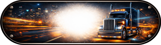 Plaque LED Camion Convoi de Nuit – Enseigne Lumineuse Route Nocturne Chauffeur Routier