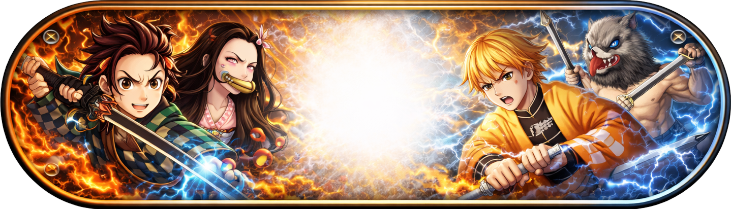 Plaque Lumineuse Nouvelle Génération Demon Slayer