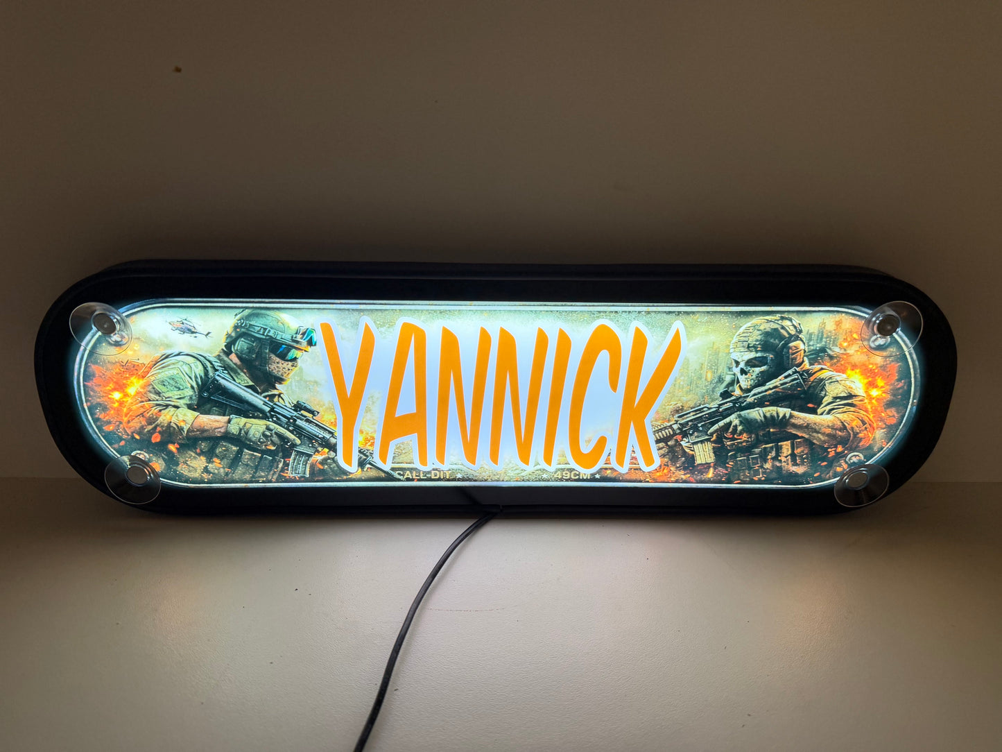 Plaque LED Camion Dragon – Enseigne Lumineuse Fantasy Chauffeur Routier