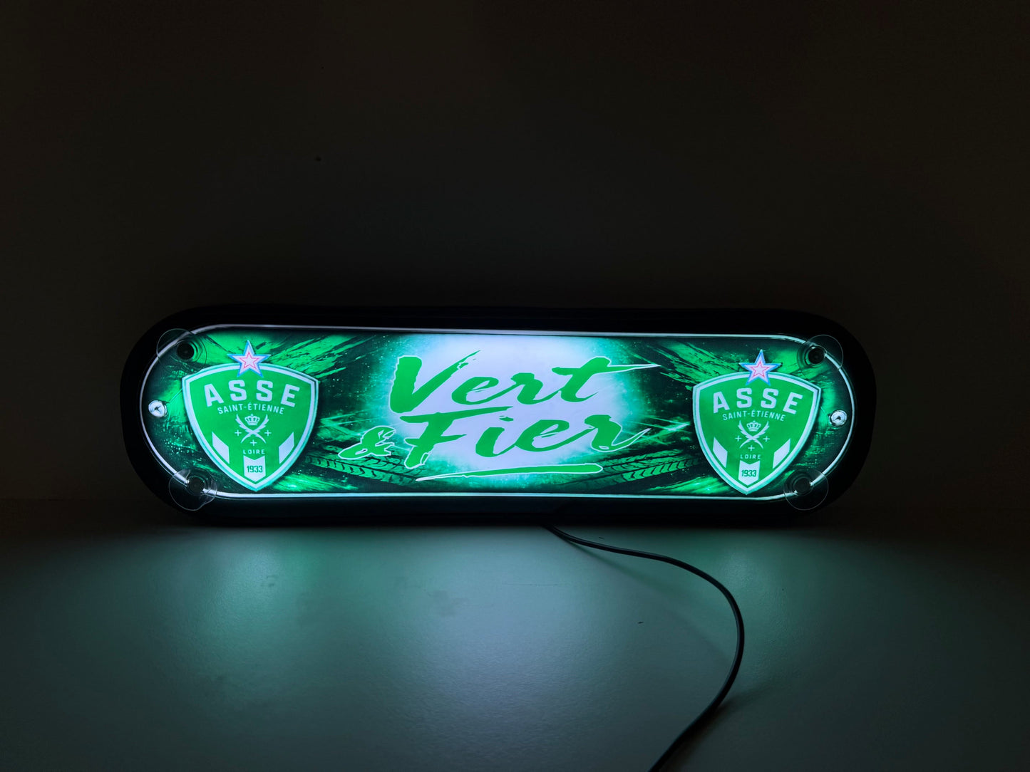 Plaque lumineuse ASSE en cabine camion