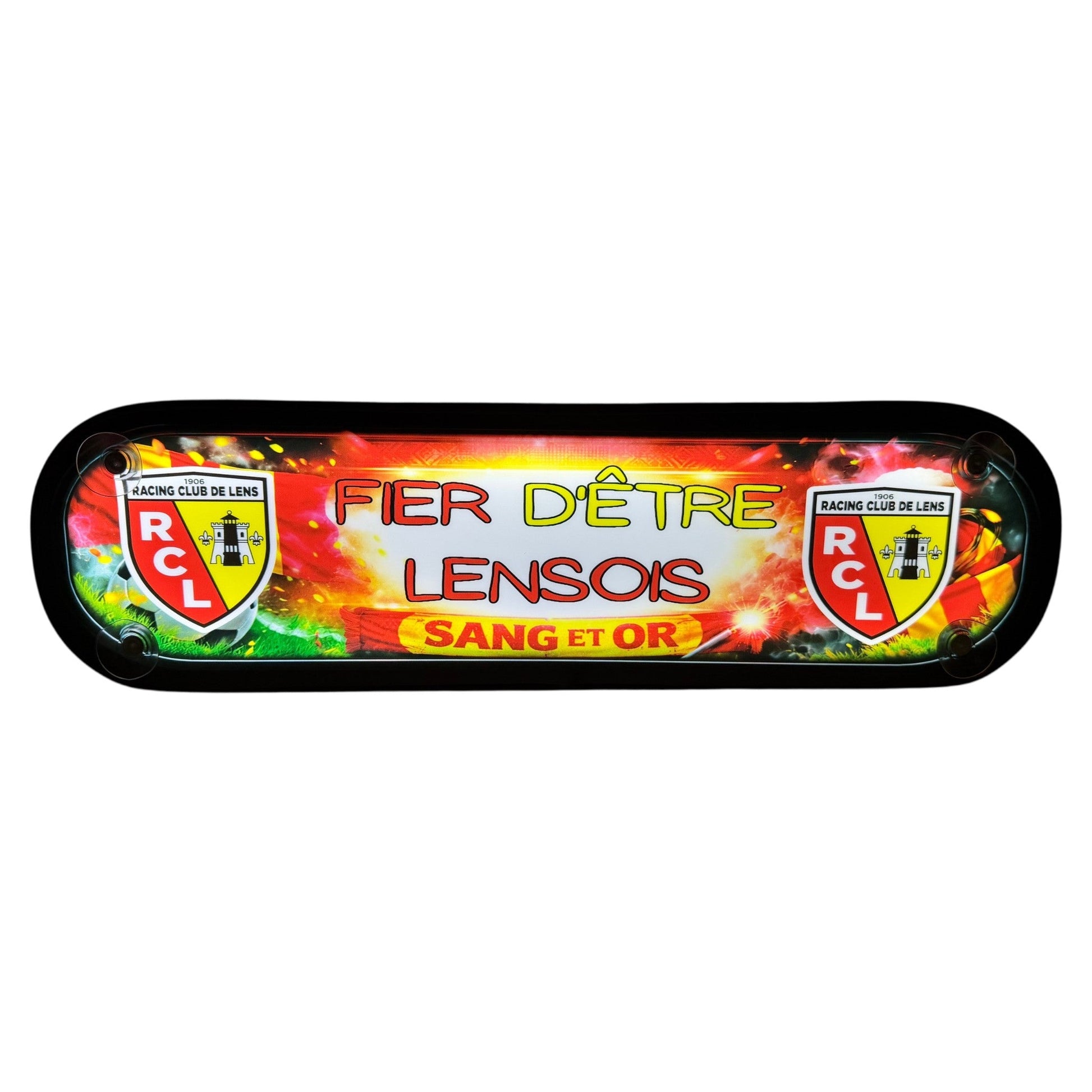 Plaque lumineuse RC Lens détail