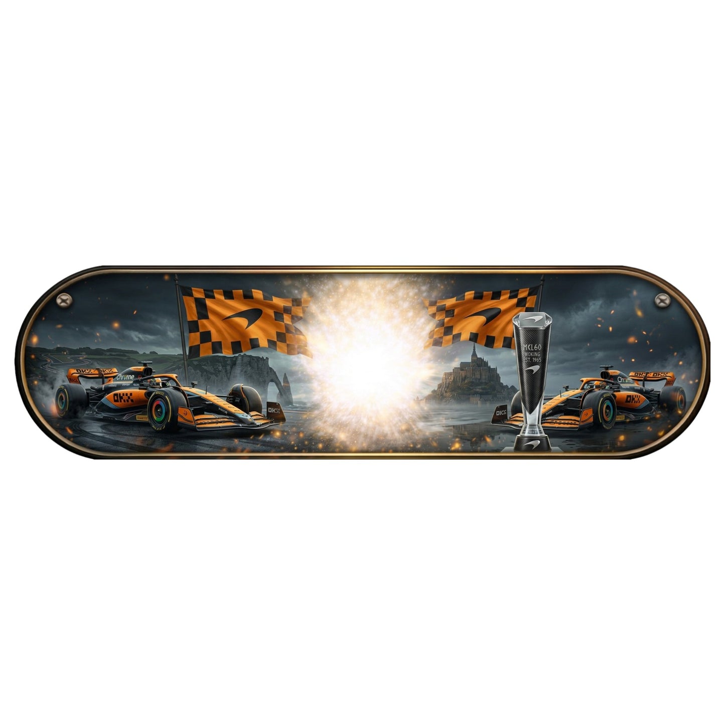 Plaque LED Camion McLaren F1 – Enseigne Lumineuse Écurie F1 Chauffeur Routier