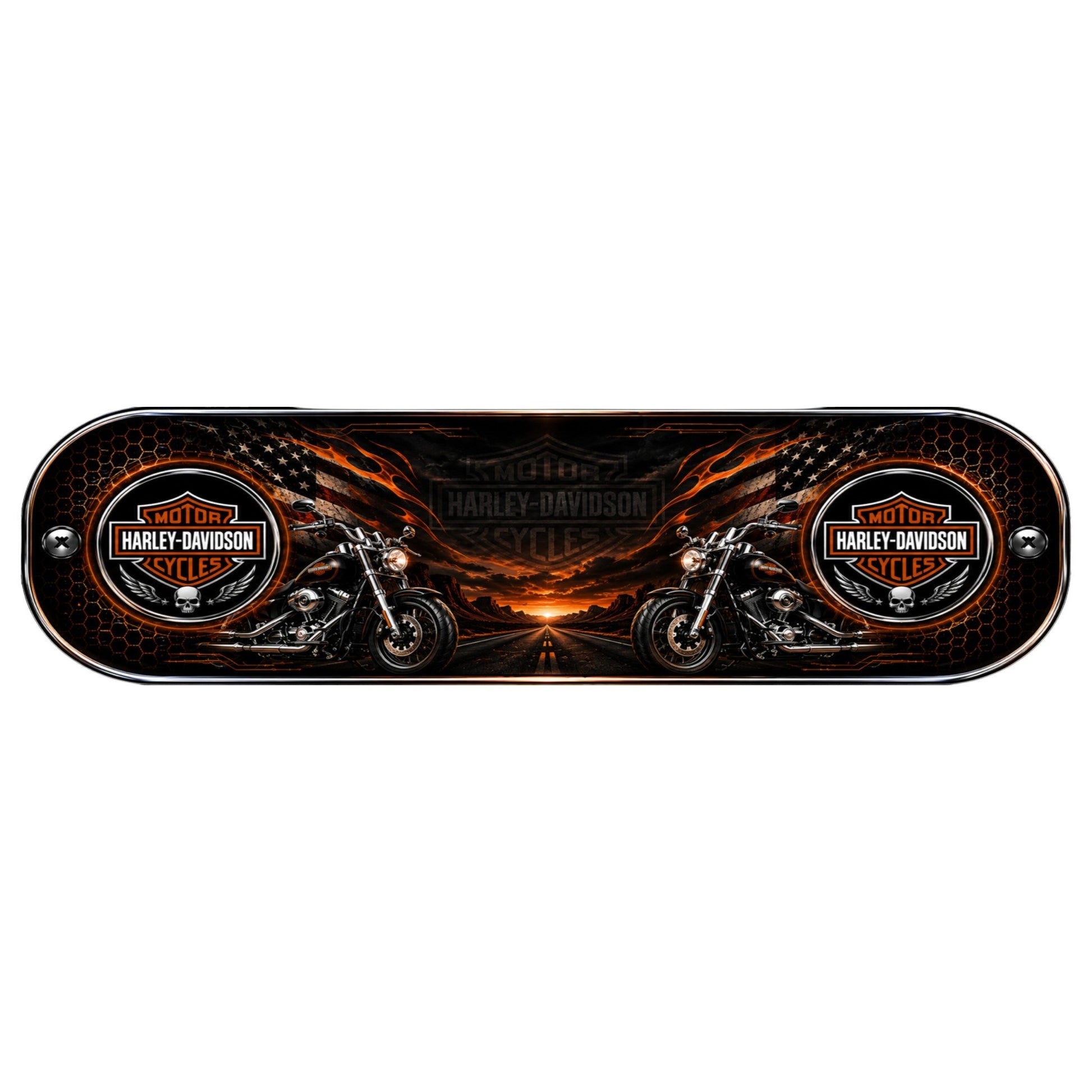 Plaque LED camion Harley – enseigne lumineuse esprit biker chauffeur routier