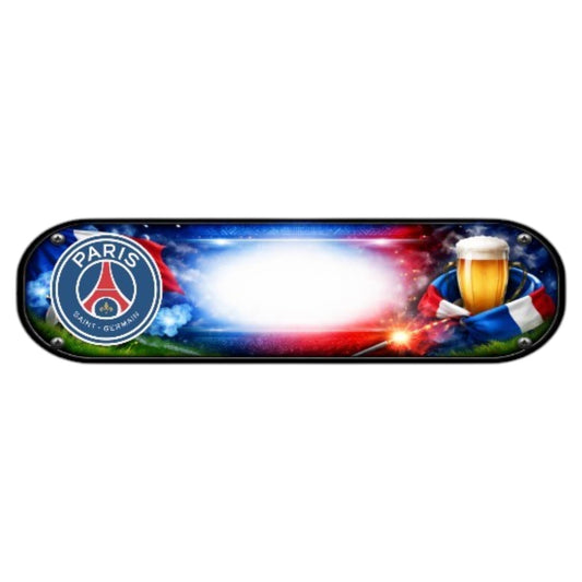 Plaque LED camion PSG – enseigne lumineuse Paris Saint-Germain supporter chauffeur routier